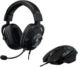 Logitech G Pro X Gaming Headset with Logitech G502 Hero High Performance Gaming Mouse