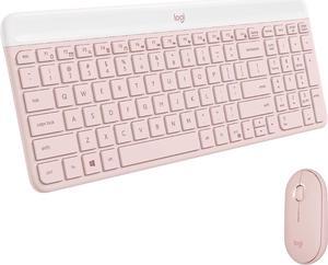 Logitech MK470 Slim Wireless Keyboard and Mouse Combo (Rose)