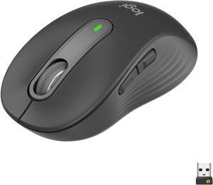 Logitech Signature M650 Wireless Mouse - For Small to Medium Sized Hands - For PC/Mac/Multi-Device/Chromebook - Graphite