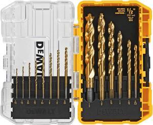 DEWALT Drill Bit Set, Titanium, 14-Piece