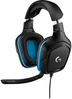 Logitech G432 Wired Virtual 7.1-Channel Gaming Headset - Black/Blue