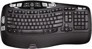 Logitech K350 Wave Wireless Keyboard - Black