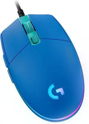 Logitech G203 Wired Gaming Mouse - 6 Programmable Buttons - Blue