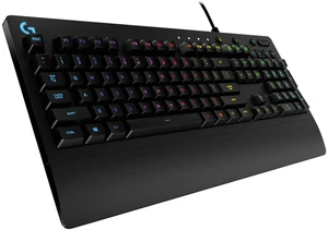 Logitech G213 Prodigy Gaming Keyboard, RGB Backlit Keys, Customizable Keys, Dedicated Multi-Media Keys Black Logitech G213 Prodigy Gaming Keyboard, RGB Backlit Keys, Customizable Keys, Dedicated Multi-Media Keys Black