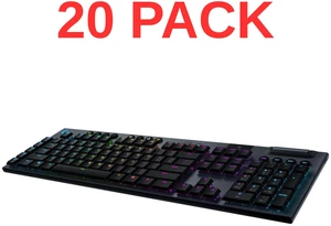 Logitech G915 LIGHTSPEED Wireless and Bluetooth RGB Mechanical Gaming Keyboard - 20 PACK
