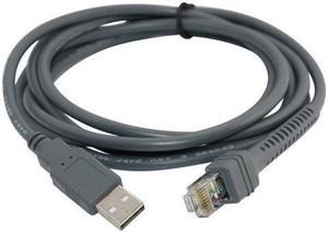 USB to RJ45 Cable 7ft 2M for Symbol Barcode Scanner LS4278 LS2208 2208AP (1 PCS)