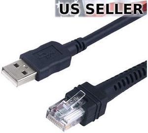 USB Cable 6 Feet for Symbol Barcode Scanner CBA-U01-S07ZAR