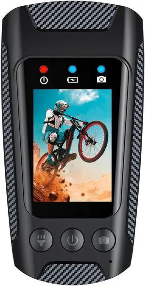 Wali space BTO3PrO ACTION CAMERA  with IPX 5 4K/60fps, 2500mAh battery support 128G memory  1000LM  LED light with EIS function
