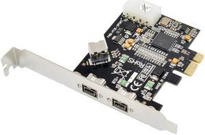 PCI Express PCI-E x1to 3 Ports 1394B Controller card Add On Card for FireWire 800 IEEE 1394 B 2+1 Digital Camera Video Capture