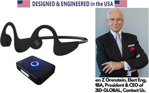 eEAR-BC-BT-Tx 002 eEAR Bone Conduction Hearing Aids with Sound Transmitter. YES, IT'S HEARING AIDS, 2 in ONE, Bone Conduction Bluetooth headphones, military grade technology