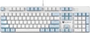 Mechanical Keyboard Gaming Keyboard | Brown Switch Blue & White Backlit Keyboard | 104 Keys US Layout | Wired Gaming Keyboard | Hot Swappable Mechanical Keyboard | PC Gaming Keyboards