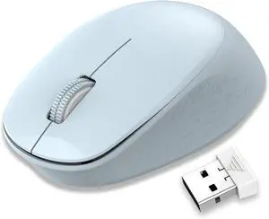 Wireless Mouse for Laptop 2.4GHz Silent USB Mouse Slim Optical Mouse with 3 Buttons 1600 DPI Works with Windows Mac Chrome OS Linux Wireless Mouse for Laptop 2.4GHz Silent USB Mouse Slim Optical Mouse with 3 Buttons 1600 DPI Works with Windows Mac Chrome OS Linux
