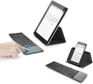 Design Pie Foldable Wireless Keypad for Windows,Android,IOS Tablet Ipad Phone Mini Folding Keyboard Touchpad Bluetooth 3.0 - OEM