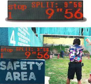 SPECIAL PIE M16P1 LED Display High Brightness LED Screen Module Matrix Panel Wireless Big Boad LED Display Connected to M1A2-W Shot Timer