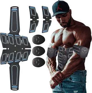 Muscle Toner Abdominal Toning Belt ABS Toner Body Muscle Trainer Wireless Portable Unisex Fitness Training Gear for Abdomen/Arm/Leg Training Home Office Exercise Muscle Toner Abdominal Toning Belt ABS Toner Body Muscle Trainer Wireless Portable Unisex Fitness Training Gear for Abdomen/Arm/Leg Training Home Office Exercise