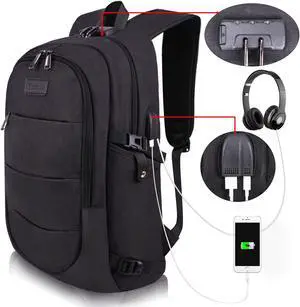 Travel Laptop Backpack Water Resistant Anti-Theft Bag with USB Charging Port and Lock 14/15.6 Inch Computer Business Backpacks for Women Men College School Student Gift,Bookbag Casual Hiking Daypack Travel Laptop Backpack Water Resistant Anti-Theft Bag with USB Charging Port and Lock 14/15.6 Inch Computer Business Backpacks for Women Men College School Student Gift,Bookbag Casual Hiking Daypack