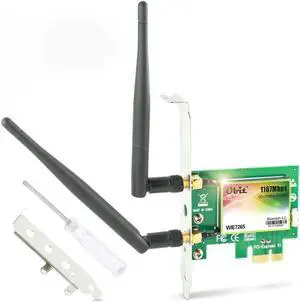 AC 1200Mbps Bluetooth WiFi Card,Wireless WiFi PCIe Network Adapter Card 5GHz/2.4GHz Dual Band PCI Express Network Card with Bluetooth 4.2 and 2×Antenna for Desktop/PC Gaming AC 1200Mbps Bluetooth WiFi Card,Wireless WiFi PCIe Network Adapter Card 5GHz/2.4GHz Dual Band PCI Express Network Card with Bluetooth 4.2 and 2×Antenna for Desktop/PC Gaming