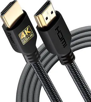 4K HDMI Cable 10 ft | High Speed Hdmi Cables, Braided Nylon & Gold Connectors, 4K @ 60Hz, Ultra HD, 2K, 1080P, ARC & CL3 Rated | for Laptop, Monitor, PS5, PS4, Xbox One, Fire TV, & More 4K HDMI Cable 10 ft | High Speed Hdmi Cables, Braided Nylon & Gold Connectors, 4K @ 60Hz, Ultra HD, 2K, 1080P, ARC & CL3 Rated | for Laptop, Monitor, PS5, PS4, Xbox One, Fire TV, & More