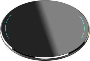 W1 Wireless Charger Thin Aviation Aluminum Computer Numerical Control Technology Fast Charging Pad Black (NO AC Adapter) W1 Wireless Charger Thin Aviation Aluminum Computer Numerical Control Technology Fast Charging Pad Black (NO AC Adapter)