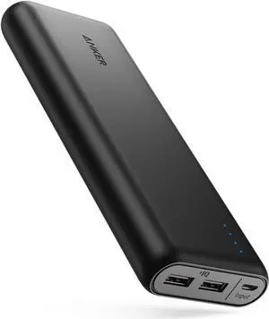 PowerCore 20,100mAh Portable Charger Ultra High Capacity Power Bank with 4.8A Output and PowerIQ Technology, External Battery Pack for iPhone, iPad & Samsung Galaxy & More (Black) PowerCore 20,100mAh Portable Charger Ultra High Capacity Power Bank with 4.8A Output and PowerIQ Technology, External Battery Pack for iPhone, iPad & Samsung Galaxy & More (Black)