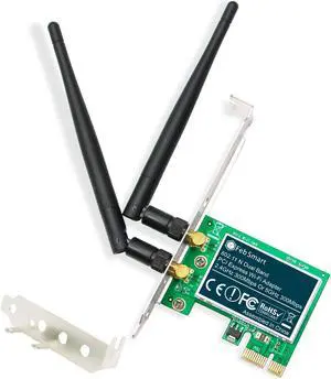 Wireless Dual Band N600 (2.4GHz 300Mbps or 5GHz 300Mbps) PCI Express Wi-Fi Adapter for Windows XP 7 8 8.1 10 Server System (32/64bit) Desktop PCs-2-Stream MIMO PCIE Wi-Fi Card (FS-N600) Wireless Dual Band N600 (2.4GHz 300Mbps or 5GHz 300Mbps) PCI Express Wi-Fi Adapter for Windows XP 7 8 8.1 10 Server System (32/64bit) Desktop PCs-2-Stream MIMO PCIE Wi-Fi Card (FS-N600)