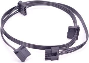 5 Pin to 3 Port Peripheral 4 Pin Molex IDE Power Supply Cable for Cooler Master VSM750 VSM650 VSM550 PSU Modular