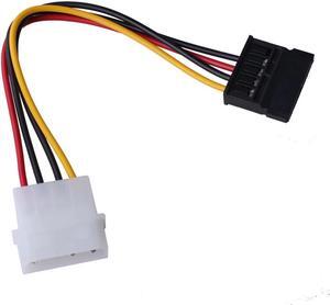 4Pin MOLEX IDE Male to 15pin SATA Female Power Supply cable D Plug