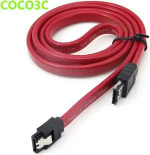 7p SATA to eSATA external shielded cable with metal clips eSATA to Serial ATA  hard disk data cable