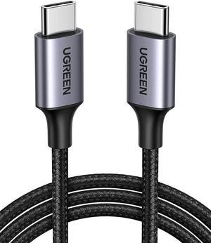 UGREEN USB C to USB C Cable 60W TypeC PD Fast Charging Cord Compatible with Samsung Galaxy Note 10 S20 S10 S9 Google Pixel 4 3 2 XL MacBook Air 13 iPad Pro 2020 Chromebook Nitendo Switch 6FT