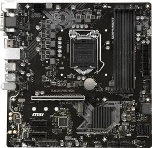 MSI B360M PRO-VDH LGA1151 Intel B360 USB3.0 Micro-ATX Motherboard(B360M PRO-VDH)