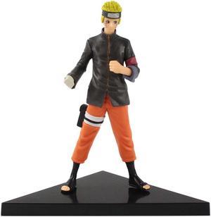 16cm Naruto Shippuden  Uchiha Sasuke Itachi Sasuke Minato Hyuga Hinata Triangle Bottom Action Figure Model Toys Brinquedos(Auburn (12)
)
