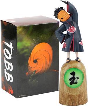 23-25cm Naruto Shippuden  Akatsuki Deidara Uchiha Obito Itachi Hoshigaki Kisame Hidan Kakuzu Action Figure Model Toys Gift(Auburn (F retail)
)