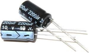 20PCS 10V2200UF Aluminum Electrolytic Capacitor 2200uf 10v Volume 10*17 MM