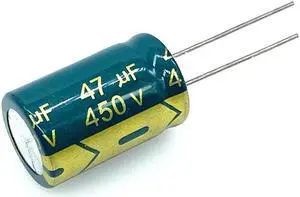 4pcs 450v 47UF high frequency low impedance 450v47UF aluminum electrolytic capacitor size 16*25
