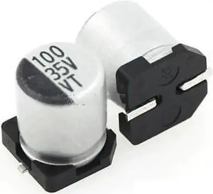 20PCS SMD Aluminum Electrolytic Capacitor 35V100UF 6.3*7.7mm 100UF/35V