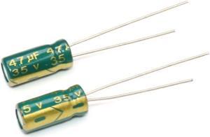 50PCS 35V47UF high frequency low resistance electrolytic capacitor 47UF 35V Volume 5X11mm