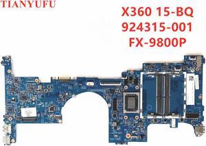 For HP ENVY X360 15-BQ 15-BQ008CA Laptop motherboard mainboard 924315-601 924315-001 448.0BY05.0011 FX-9800P 100% fully Tested