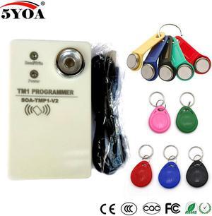 TM RFID Copier Duplicator handheld RW1990 TM1990 TM1990B ibutton DS-1990A I-Button 125KHz EM4305 T5577 EM4100 TM card Reader