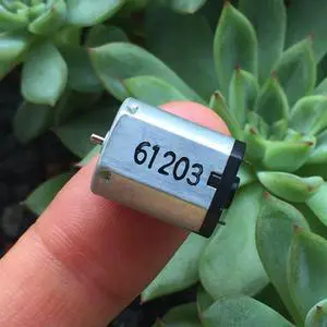N20 Short Shaft Metal Brush Micro Motor DC 3-6V Mute Small Motor M1 Screw Hole 7700-15500rpm Shaft Diameter: 1mm