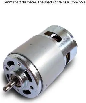 1pcs R775 Micro Motor DC 1.5V-48V Small Mute Motor Low Speed for Micro Machine Tool,Blender 460-16600RPM Shaft Diameter 5mm