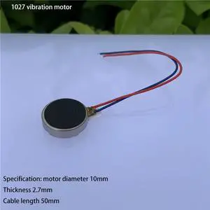1PCS DC 2.5V-4.0V Micro DC Vibration Motor 1027 Flat vibration motor For Electrical Machine Massager Button Type Motor