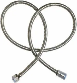 1.5M Shower Hoses for Handheld Showerhead Hose Replacement Flexible Stainless Steel Shower Tube Extension 360 Degree Swivel