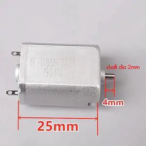 DC3.7V 130 DC Motor 80mA 14000rpm/min Positive and Negative Motor Micro High Speed Motor for DIY Models Shaft Diameter 2mm