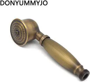 DONYUMMYJO Good Quality Antique Brass Finished Faucet Accessory Handheld Shower for Shower Faucet