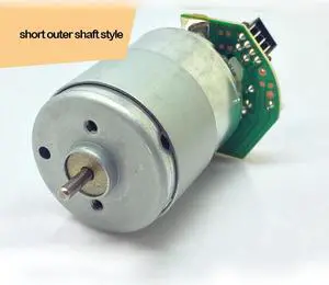 RS-365PW 16120 six-pin plug, high precision code tray, optocoupler speed measuring DC motor , 6-12V 3200-6700rpm/min