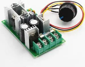 1PC DC Brushed Motor Governor 12v 24v 36v 48v High Power Drive Module PWM Controller 20A Current Regulator 25KHZ DC10V-60V