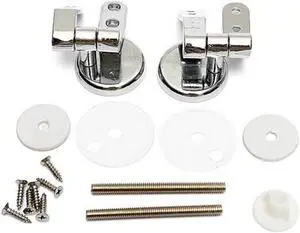zinc alloy stainless steel toilet seat hinges, flush cover mounting connector kit, toilet lid hinge mounting replacement fitting
