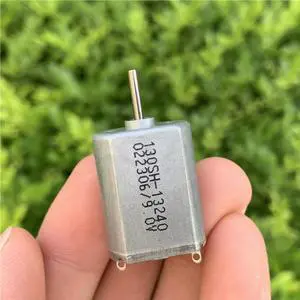 130SH DC Micro Motor with M2 Screw Hole, Metal Brush, Commutator, 1.5V-9V Low Power Consumption Mute Small Flat Motor