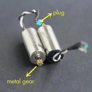 820 Coreless Motor NdFeB Super Strong Magnetic High Torque Hollow Cup Motor with Pin and Metal Gear Shaft Diameter 0.85mm