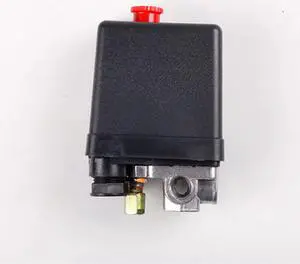 Air Compressor Pump Pressure Switch Adjustable 90-125 PSI Normally Closed 1/4 Inch Switch Control Valve 4 Port Max 20A